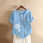 Veloura | Women's Casual Blouse - Lightweight Casual Shirt - Nalani - Fashion Clothing and Decor