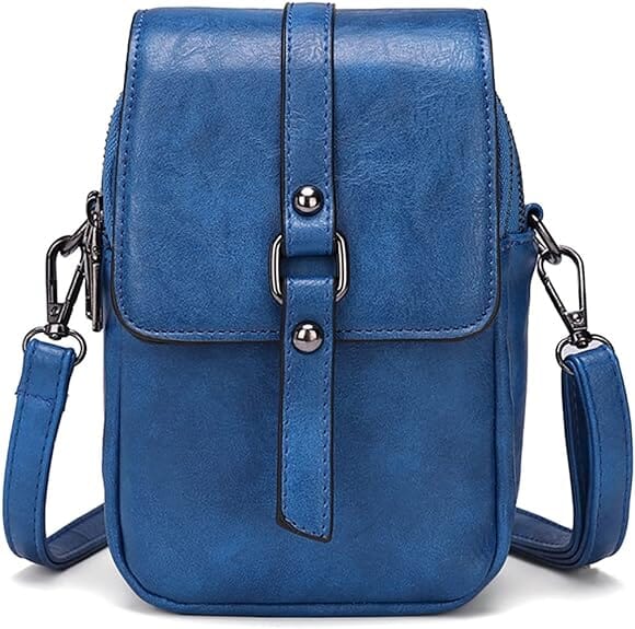 Vintage Multi Functional Soft Vegan Leather Shoulder Bag - Nalani - UK Fashion Clothing and Decor