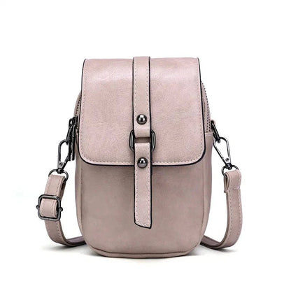 Vintage Multi Functional Soft Vegan Leather Shoulder Bag - Nalani - UK Fashion Clothing and Decor