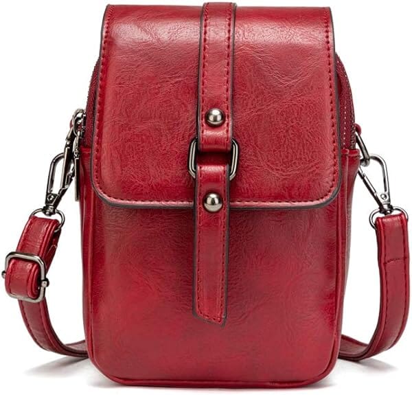 Vintage Multi Functional Soft Vegan Leather Shoulder Bag - Nalani - UK Fashion Clothing and Decor