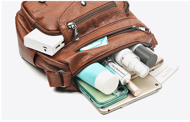 Vintage Women's Shoulder Bag Soft Vegan Leather Crossbody - Nalani - UK Fashion Clothing and Decor