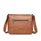 Vintage Women's Shoulder Bag Soft Vegan Leather Crossbody - Nalani - UK Fashion Clothing and Decor