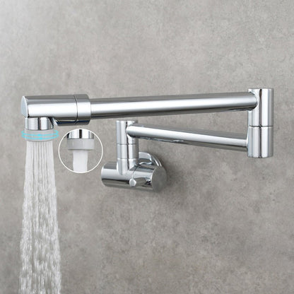 Wall Mounted Pot Filler Faucet With Pull Down Spout Handle - Nalani - UK Fashion Clothing and Decor