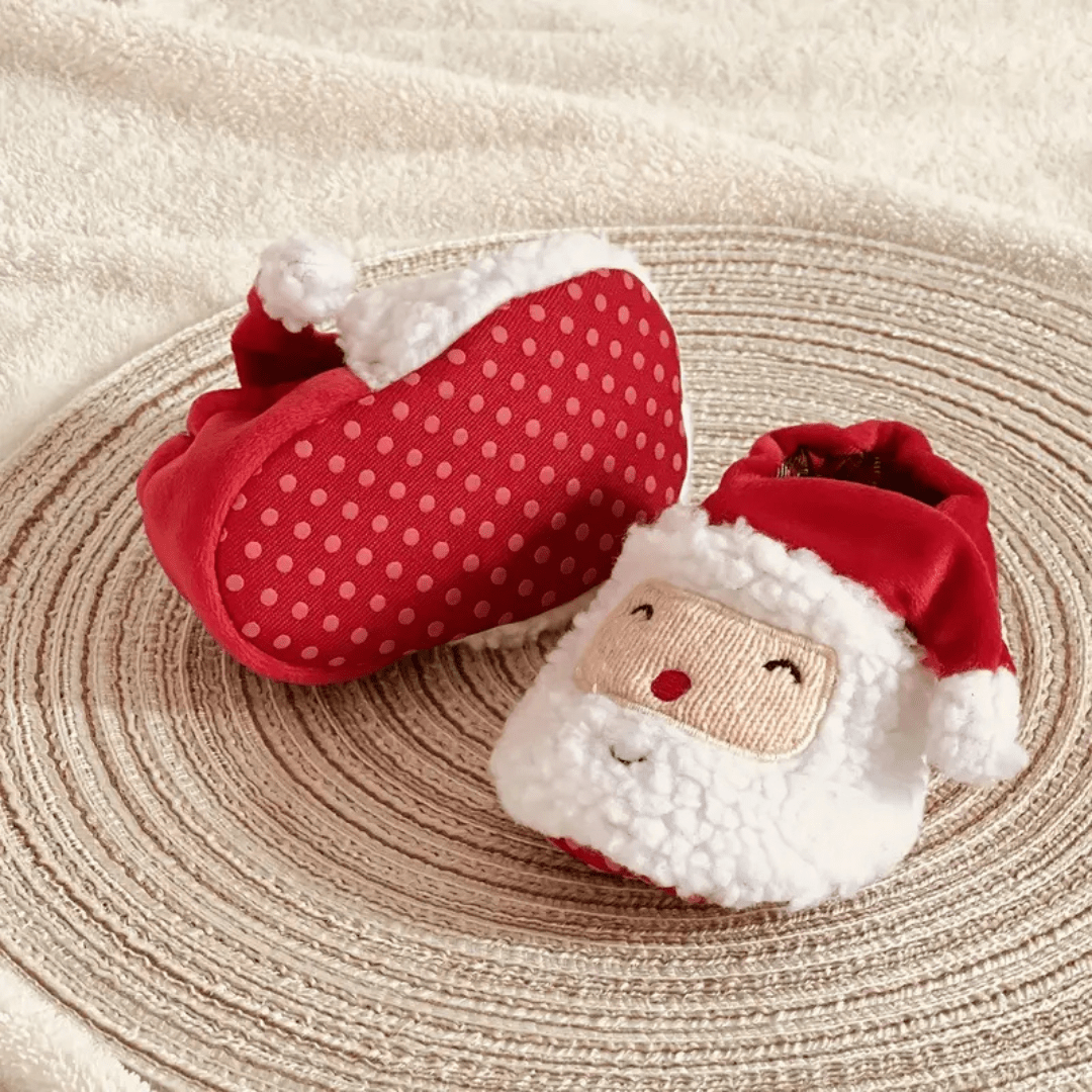 Warm Christmas Santa Slippers for Kids Cozy Holiday - Nalani - UK Fashion Clothing and Decor