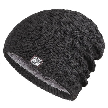 Warm Knitted Beanie for Cycling With Plush Fleece Lining - Nalani - UK Fashion Clothing and Decor
