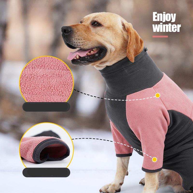 Warm Winter Dog Fleece Coat For Medium And Large Dogs - Nalani - UK Fashion Clothing and Decor