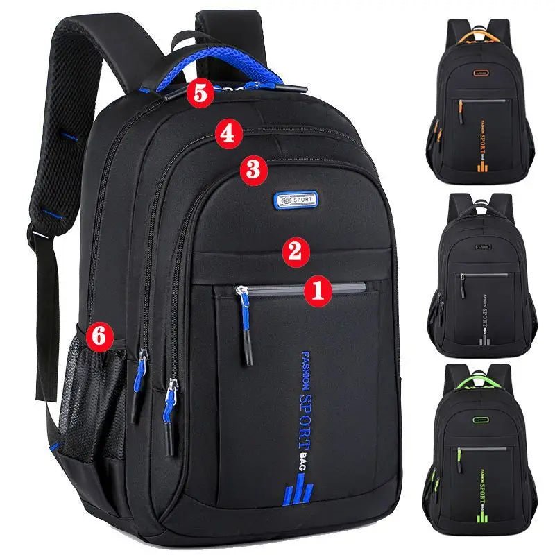 Waterproof Oxford Backpack For Men For Travel And Work - Nalani - UK Fashion Clothing and Decor