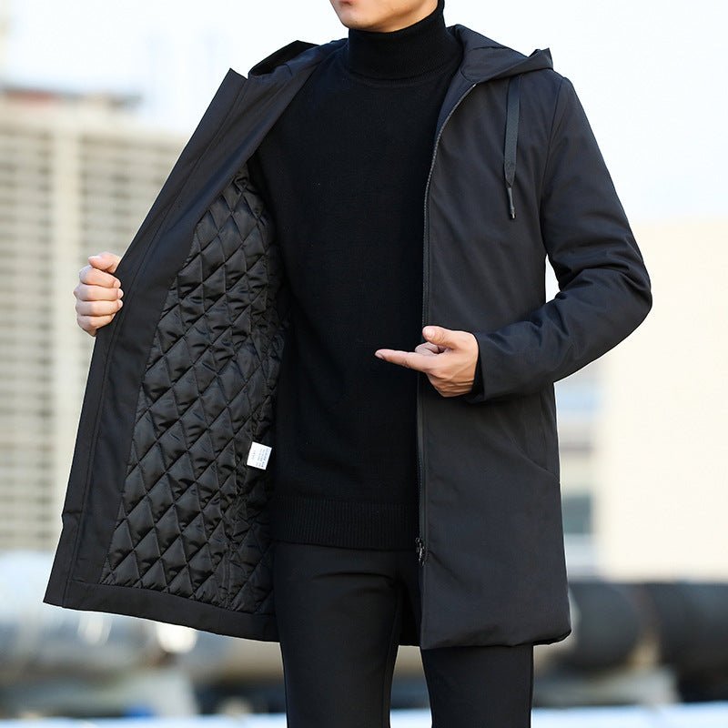 Waterproof Parka Winter Coat For Men With Modern Design - Nalani - UK Fashion Clothing and Decor