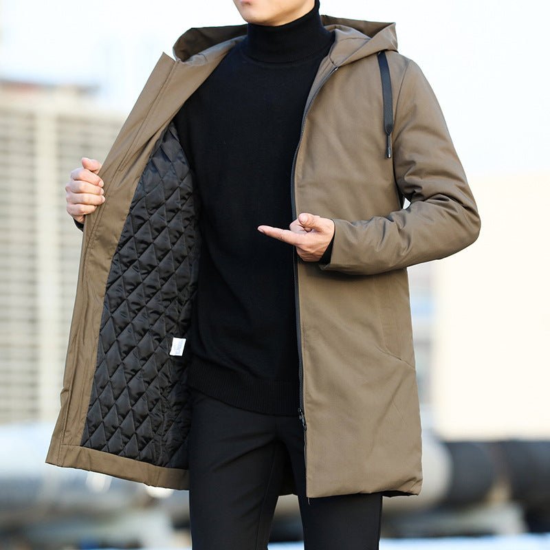 Waterproof Parka Winter Coat For Men With Modern Design - Nalani - UK Fashion Clothing and Decor