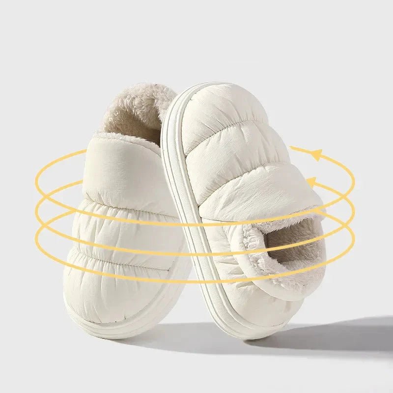 Waterproof Winter Slippers With Anti Slip Sole For Cozy Warmth - Nalani - UK Fashion Clothing and Decor
