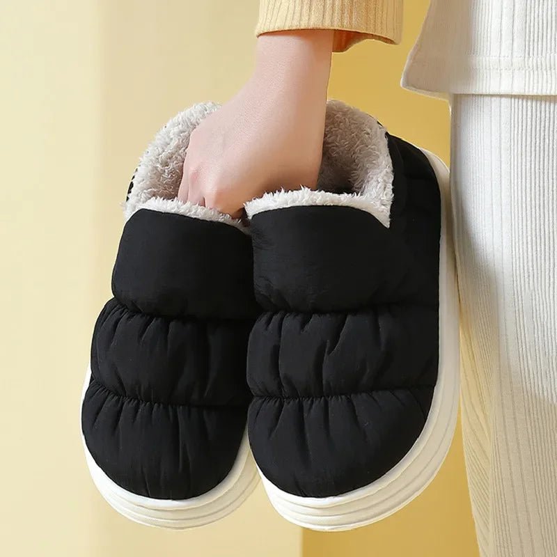 Waterproof Winter Slippers With Anti Slip Sole For Cozy Warmth - Nalani - UK Fashion Clothing and Decor