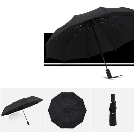 Windproof Storm Umbrella With Automatic Open Button - Nalani - UK Fashion Clothing and Decor