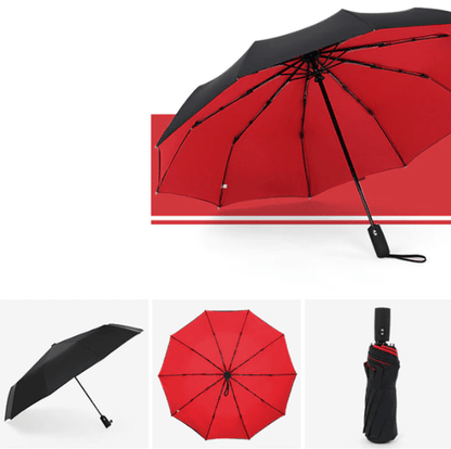 Windproof Storm Umbrella With Automatic Open Button - Nalani - UK Fashion Clothing and Decor