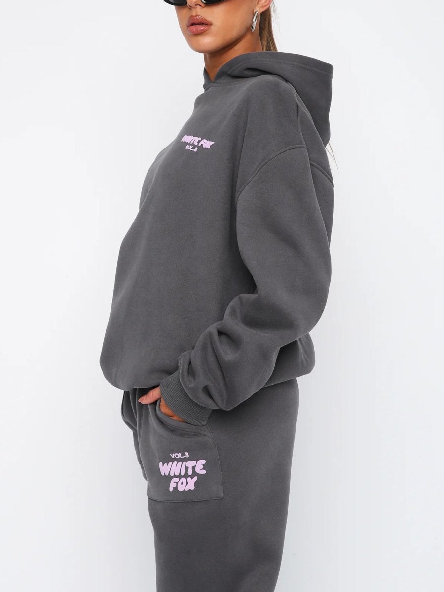 Women Cotton Blend Tracksuit Loose Fit Comfort Casual Wear - Nalani - UK Fashion Clothing and Decor
