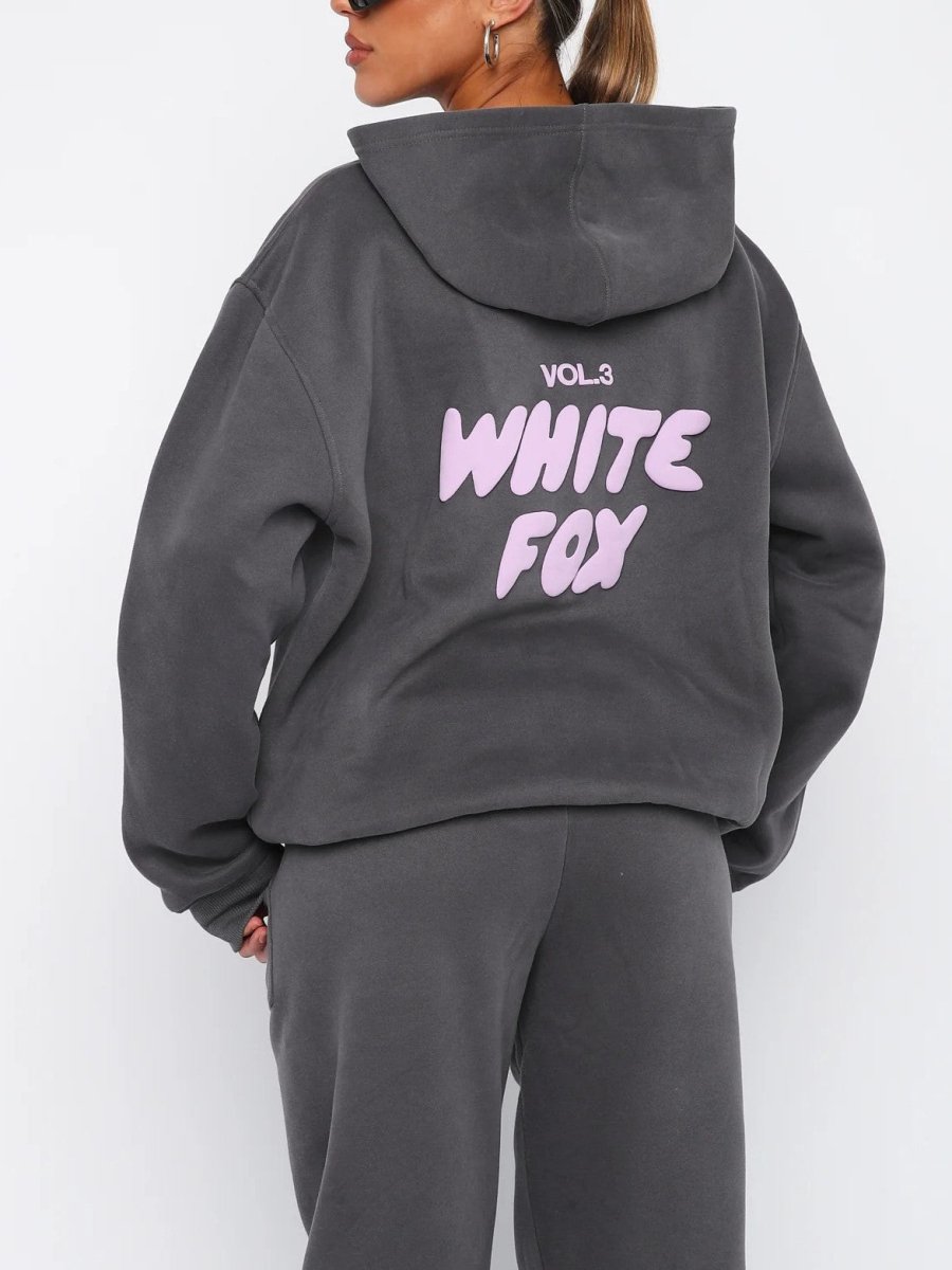 Women Cotton Blend Tracksuit Loose Fit Comfort Casual Wear - Nalani - UK Fashion Clothing and Decor