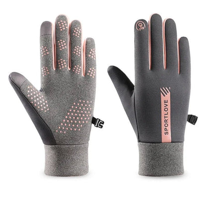 Women Fleece Winter Cycling Gloves For Warm Windproof Grip - Nalani - UK Fashion Clothing and Decor