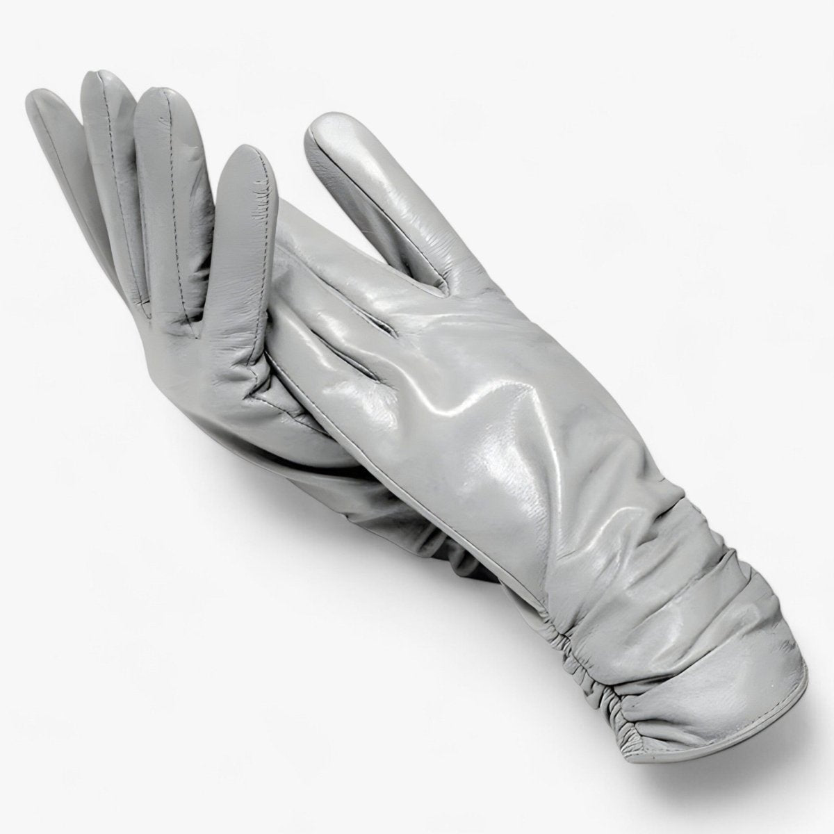 Women Sheepskin Leather Winter Gloves Elegant Warmth - Nalani - UK Fashion Clothing and Decor