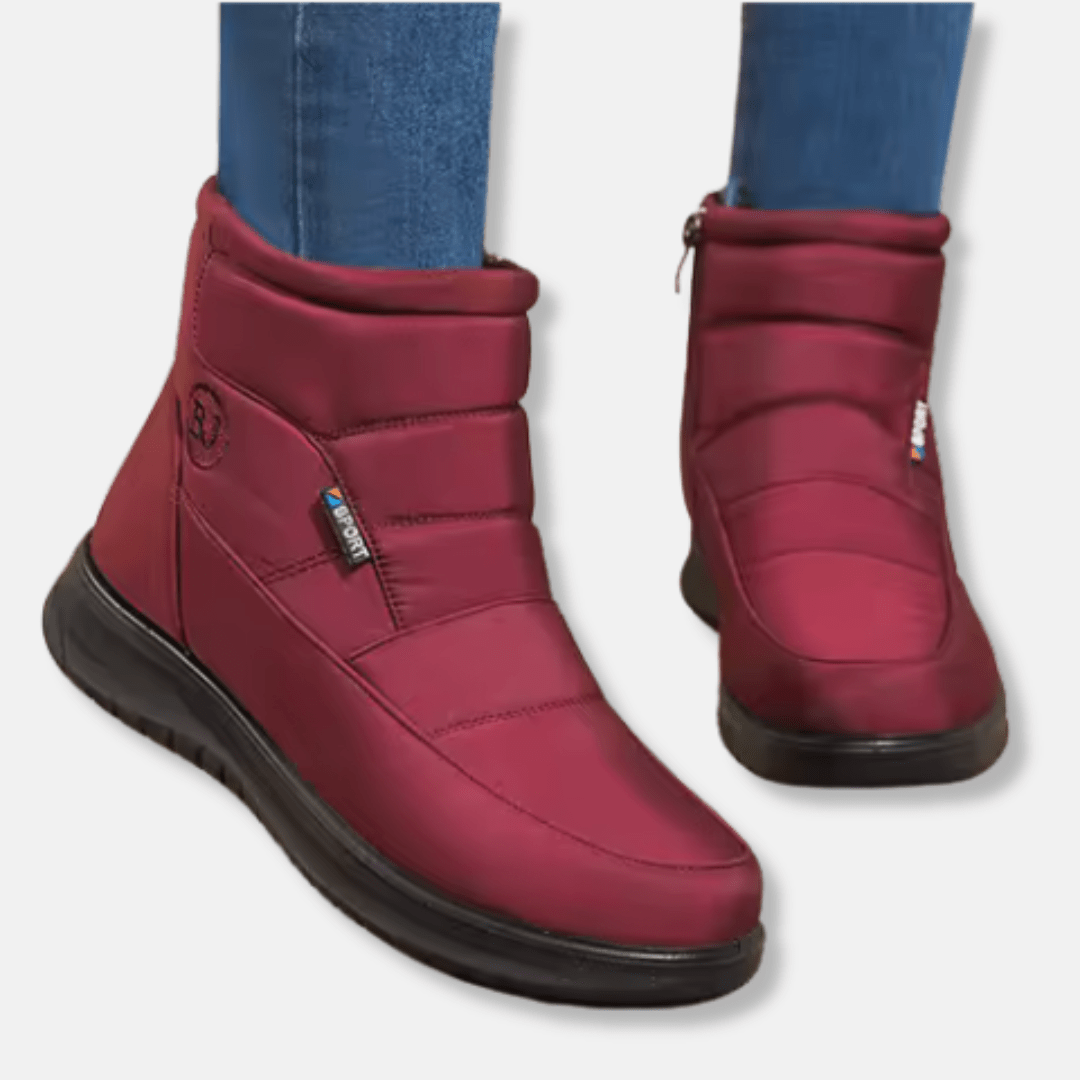 Women's Boots Mid Calf Quilted Insulation Slip Resistant Sole - Nalani - UK Fashion Clothing and Decor