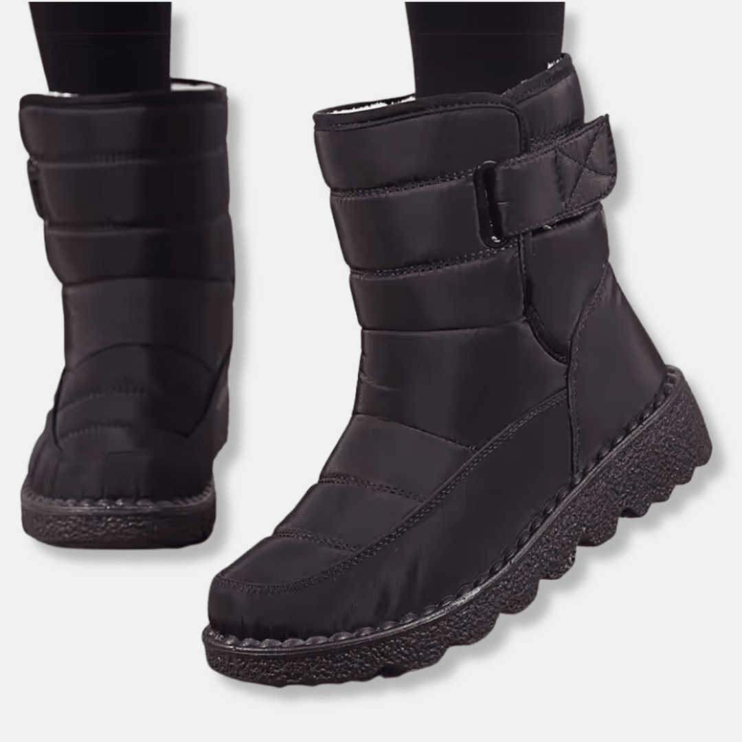 Women's Boots Mid Calf Quilted Insulation Slip Resistant Sole - Nalani - UK Fashion Clothing and Decor