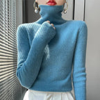 Womens Casual Turtleneck Pullover Knit Sweater For Layering - Nalani - UK Fashion Clothing and Decor