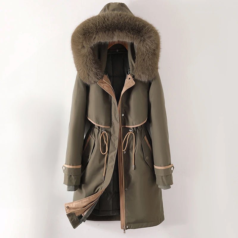 Women's cozy lined parka with hood - Nalani - UK Fashion Clothing and Decor