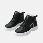 Women's High Top Ankle Boots Lace Up Platform Sole Winter - Nalani - UK Fashion Clothing and Decor