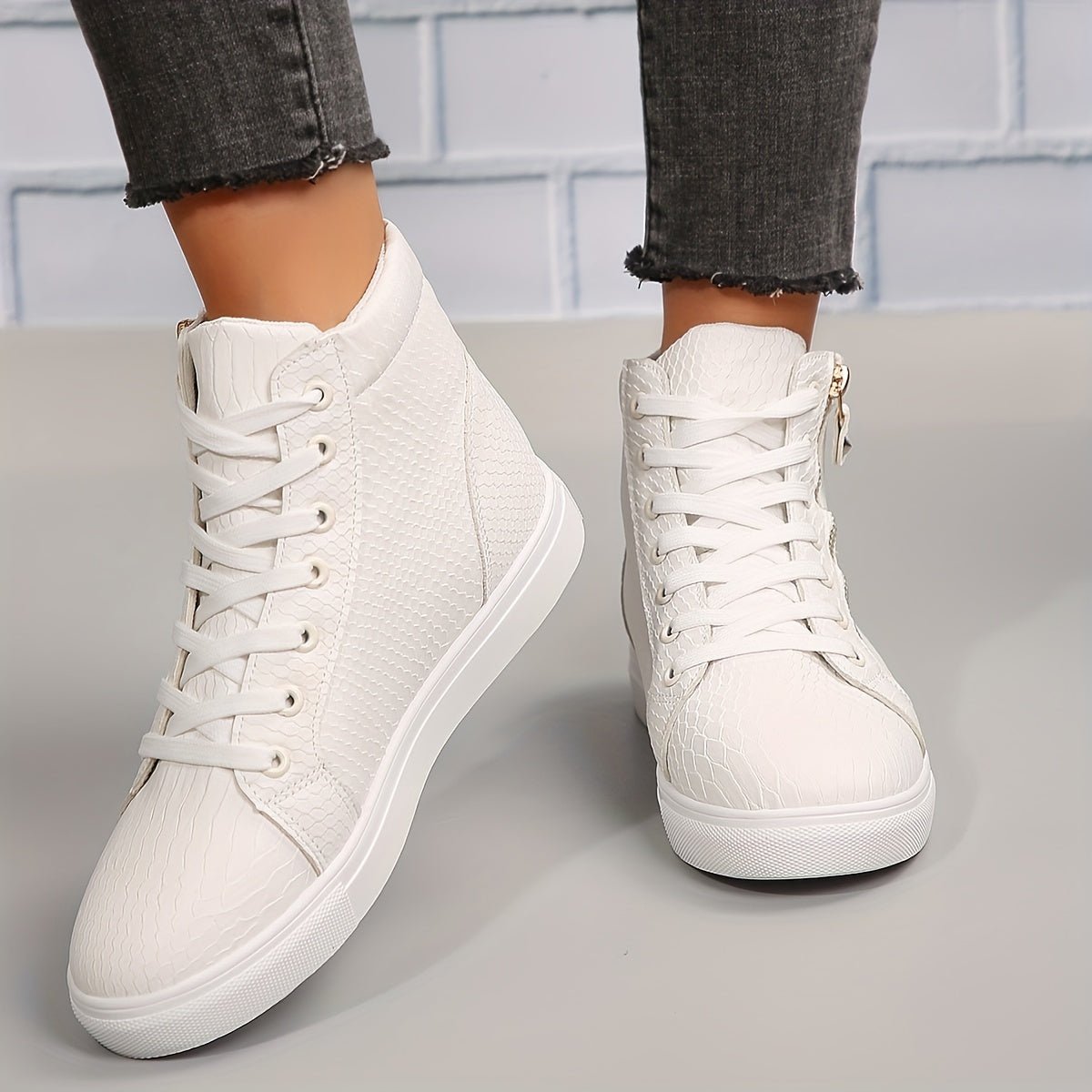Women’s High-Top Sneakers | Casual Style For Everyday Wear Urban Daily Sneakers For Comfort And Style - Nalani - Fashion Clothing and Decor