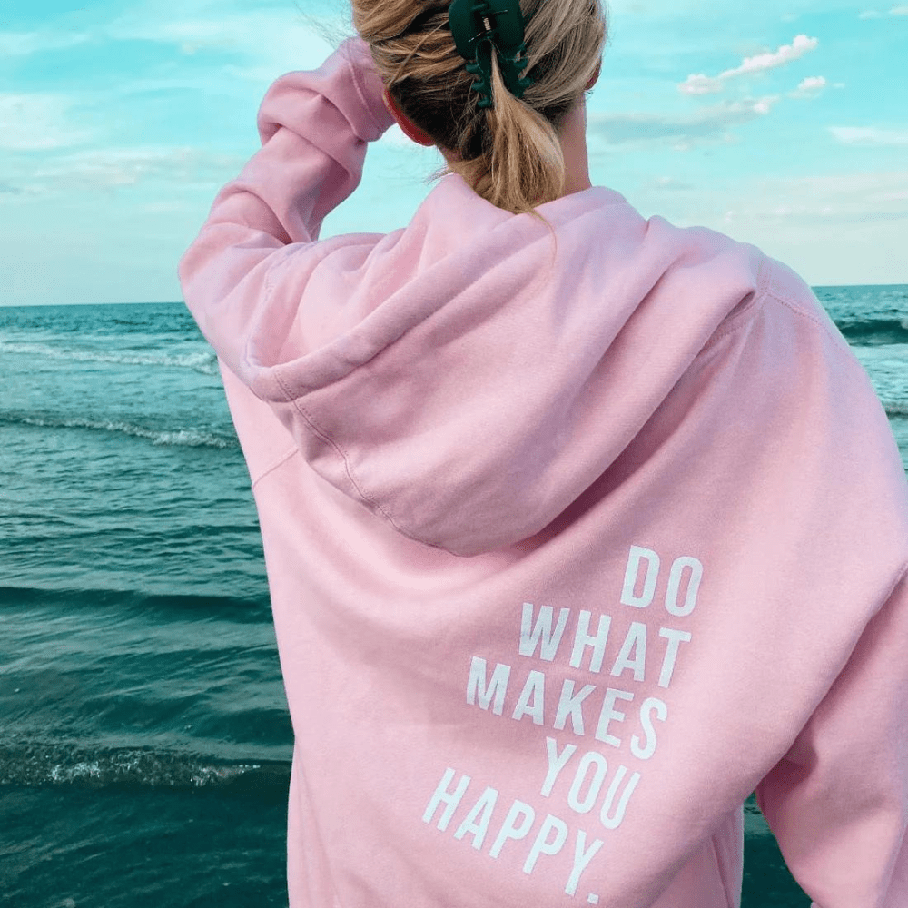Women's hooded sweater with text print - Molara - Nalani - UK Fashion Clothing and Decor