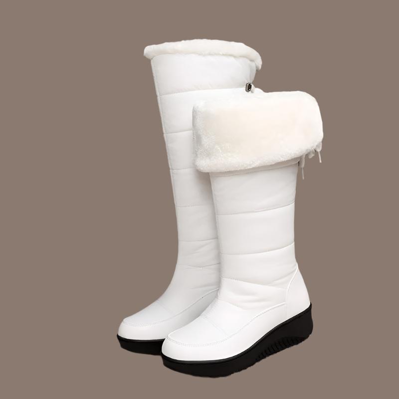 Women's Lace - Up Casual Winter Boots With Medium Heel For Snow - Nalani - UK Fashion Clothing and Decor