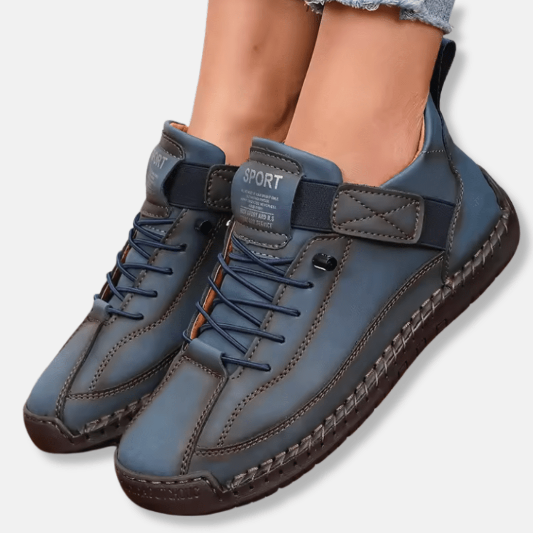 Womens Lace - Up Mid - Calf Boots Anti - Slip Sole And Padded Ankle - Nalani - UK Fashion Clothing and Decor