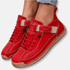 Womens Lace - Up Mid - Calf Boots Anti - Slip Sole And Padded Ankle - Nalani - UK Fashion Clothing and Decor