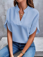 Womens Lightweight Relaxed Blouse Spring Top With Flowing Fit - Nalani - UK and AUS Fashion Clothing and Decor