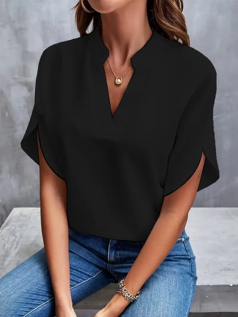 Womens Lightweight Relaxed Blouse Spring Top With Flowing Fit - Nalani - UK and AUS Fashion Clothing and Decor