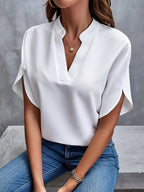 Womens Lightweight Relaxed Blouse Spring Top With Flowing Fit - Nalani - UK and AUS Fashion Clothing and Decor