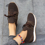 Women's Lightweight Slip-On Sneakers - Breathable Knit Everyday Wear - Nalani - Fashion Clothing and Decor