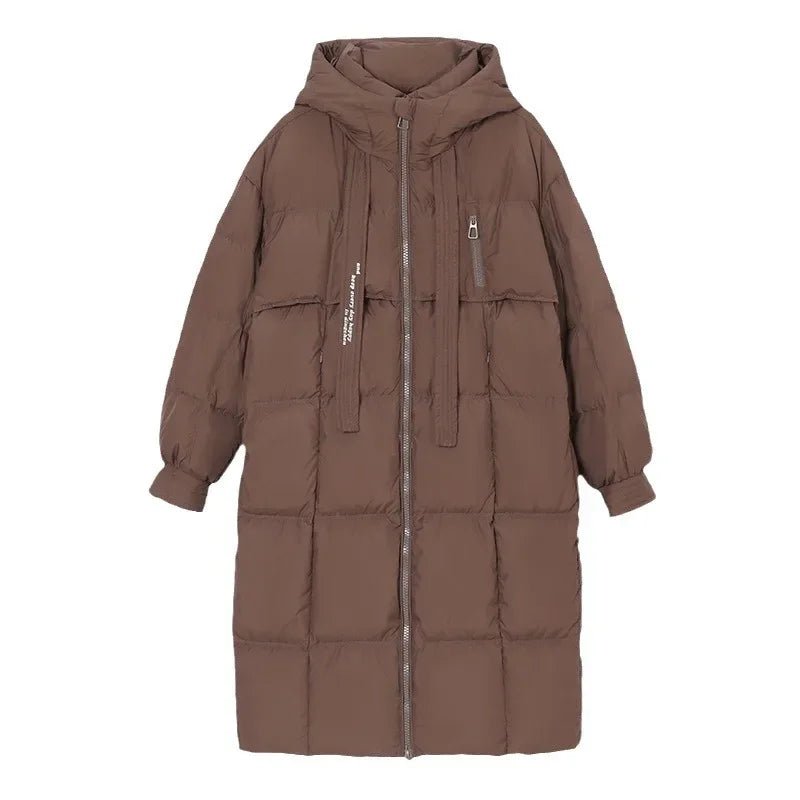 Women's long hooded parka jacket - Nalani - UK Fashion Clothing and Decor