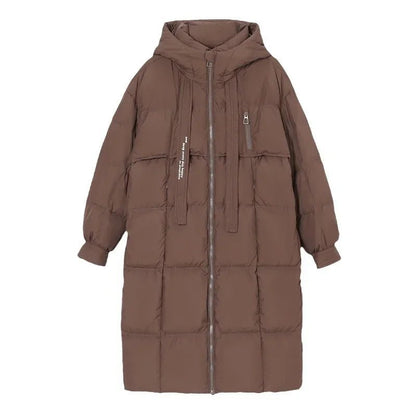 Women's long hooded parka jacket - Nalani - UK Fashion Clothing and Decor