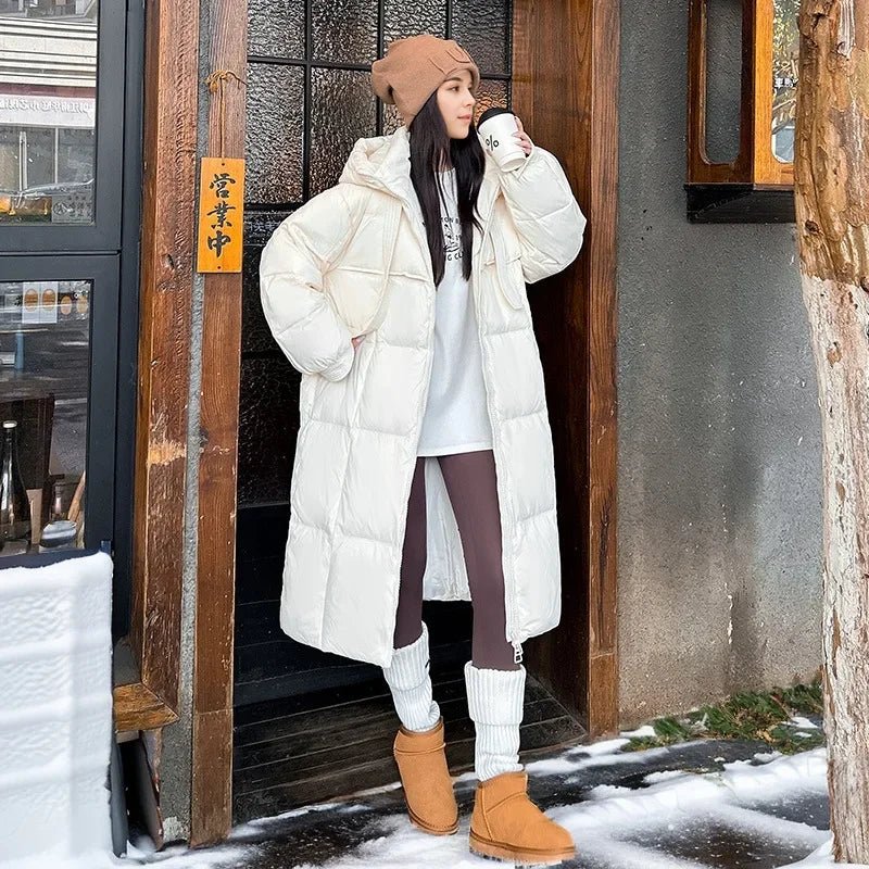 Women's long hooded parka jacket - Nalani - UK Fashion Clothing and Decor