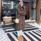 Women's long hooded parka jacket - Nalani - UK Fashion Clothing and Decor