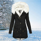 Women's long sleeve warm winter coat - Nalani - UK Fashion Clothing and Decor