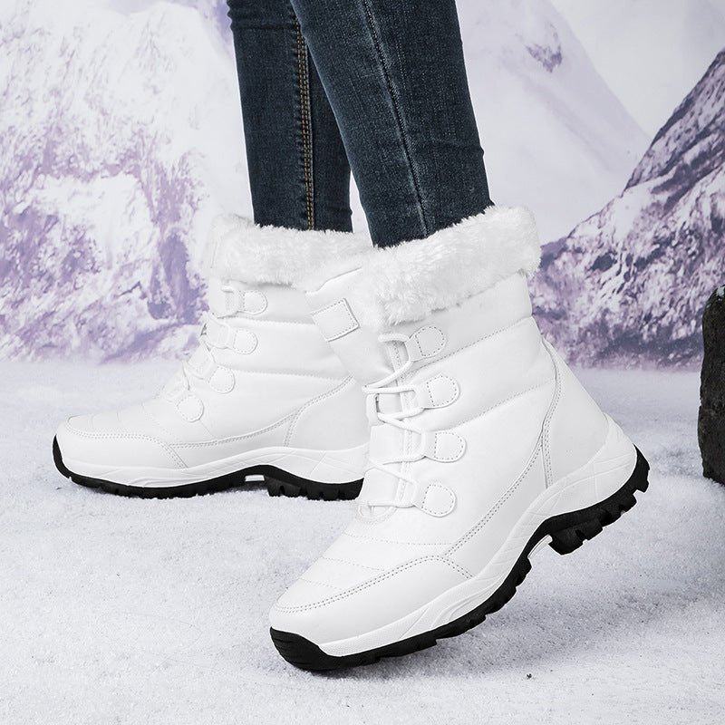 Womens Mid Calf Snow Boots Insulated Padded Faux Fur Lined - Nalani - UK Fashion Clothing and Decor
