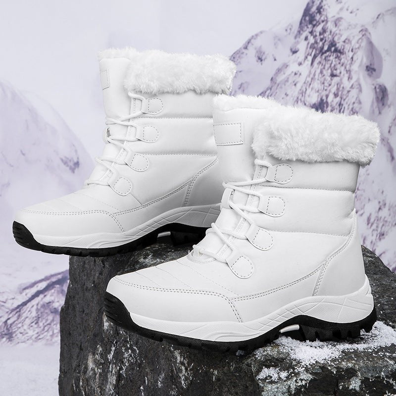 Womens Mid Calf Snow Boots Insulated Padded Faux Fur Lined - Nalani - UK Fashion Clothing and Decor