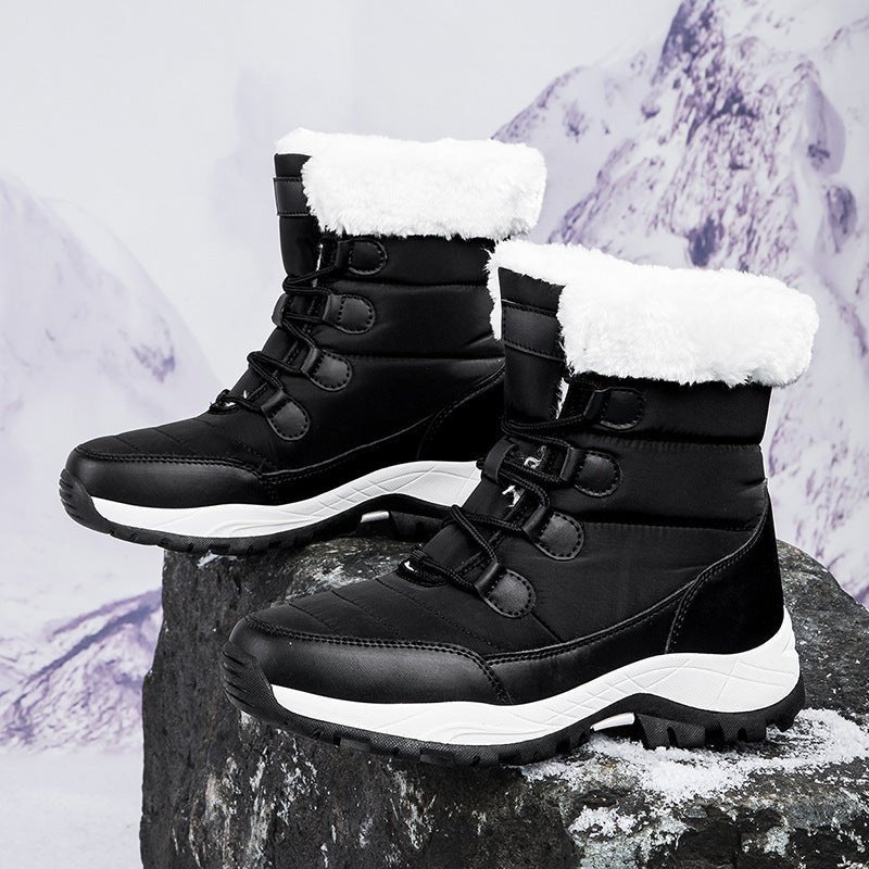 Womens Mid Calf Snow Boots Insulated Padded Faux Fur Lined - Nalani - UK Fashion Clothing and Decor