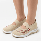 Women's Non-Slip Sneakers - Breathable Knit For Daily Comfort - Nalani - Fashion Clothing and Decor