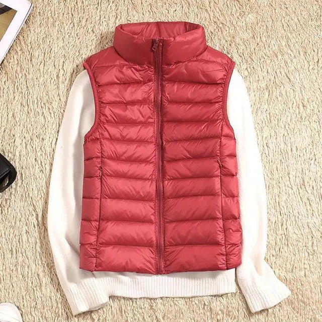 Womens Puffer Vest Lightweight Quilted Insulation Sleeveless - Nalani - UK Fashion Clothing and Decor