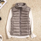 Womens Puffer Vest Lightweight Quilted Insulation Sleeveless - Nalani - UK Fashion Clothing and Decor