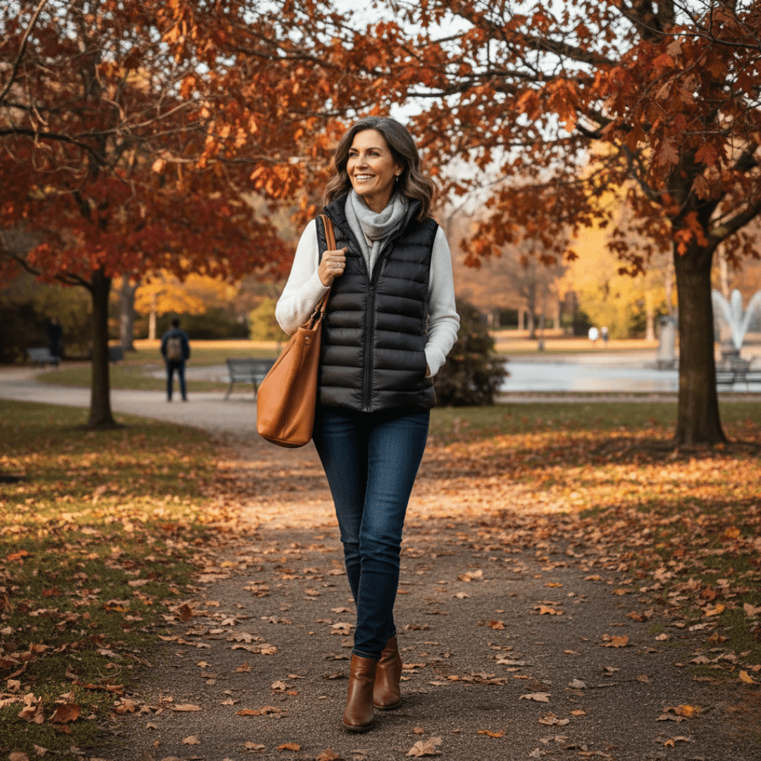 Womens Puffer Vest Lightweight Quilted Insulation Sleeveless - Nalani - UK Fashion Clothing and Decor