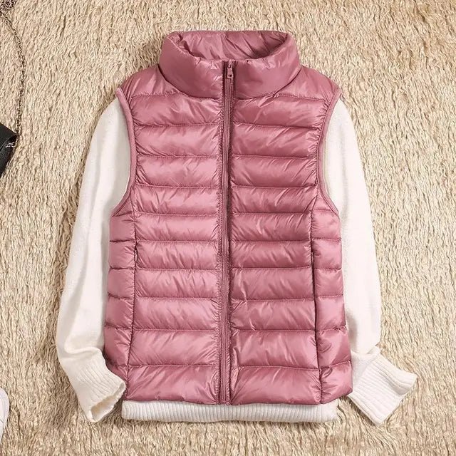 Womens Puffer Vest Lightweight Quilted Insulation Sleeveless - Nalani - UK Fashion Clothing and Decor
