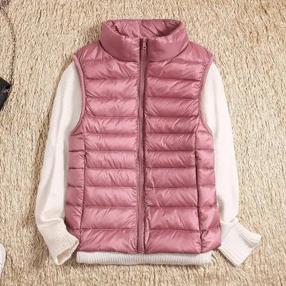 Womens Puffer Vest Lightweight Quilted Insulation Sleeveless - Nalani - UK Fashion Clothing and Decor