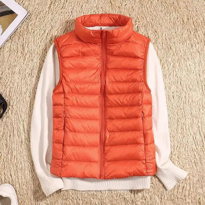 Womens Puffer Vest Lightweight Quilted Insulation Sleeveless - Nalani - UK Fashion Clothing and Decor